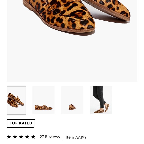 Madewell The Alex Loafer in Leopard
Calf Hair - Picture 5 of 5